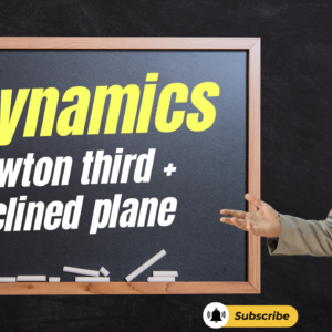 3S Dynamics Newton 3rd + Smooth inclined plane
